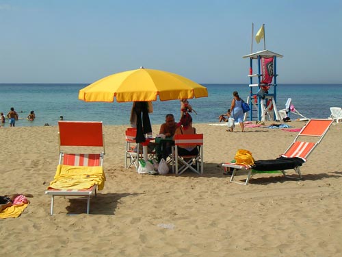 Picknick am Strand